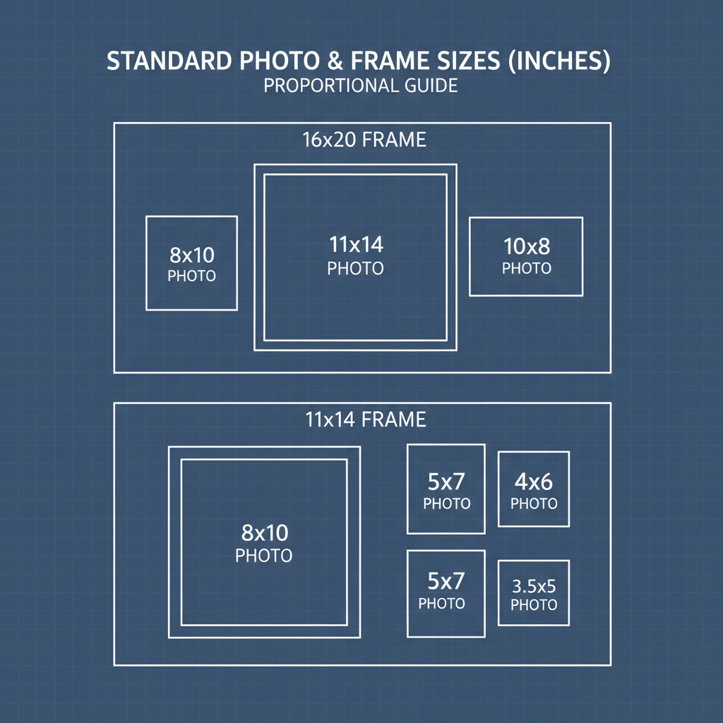 4×6 Inches — standard photo sizes in inches