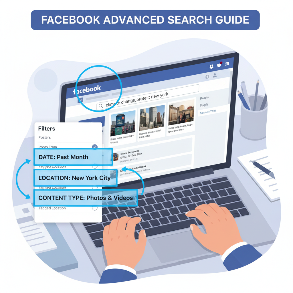 Leverage Hashtag Searches for Topic Discovery — how to search posts on facebook effectively