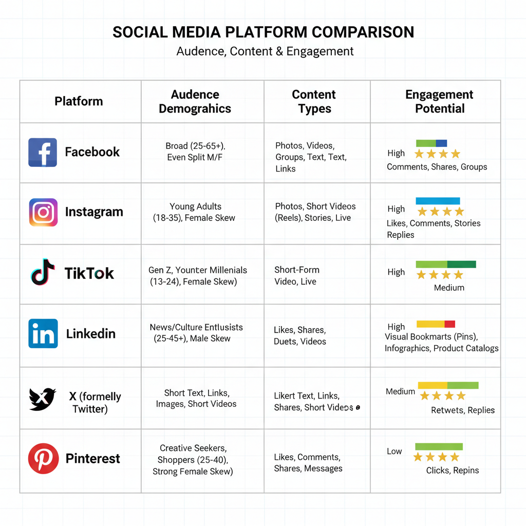 Choose the Right Platforms Based on Your Target Audience — how to be popular on social media