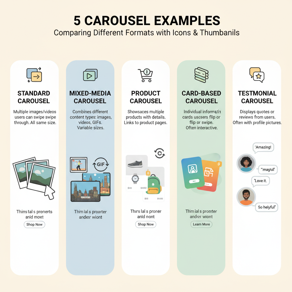 Example 3: Product Showcase Carousel with Multiple Angles — carousel examples