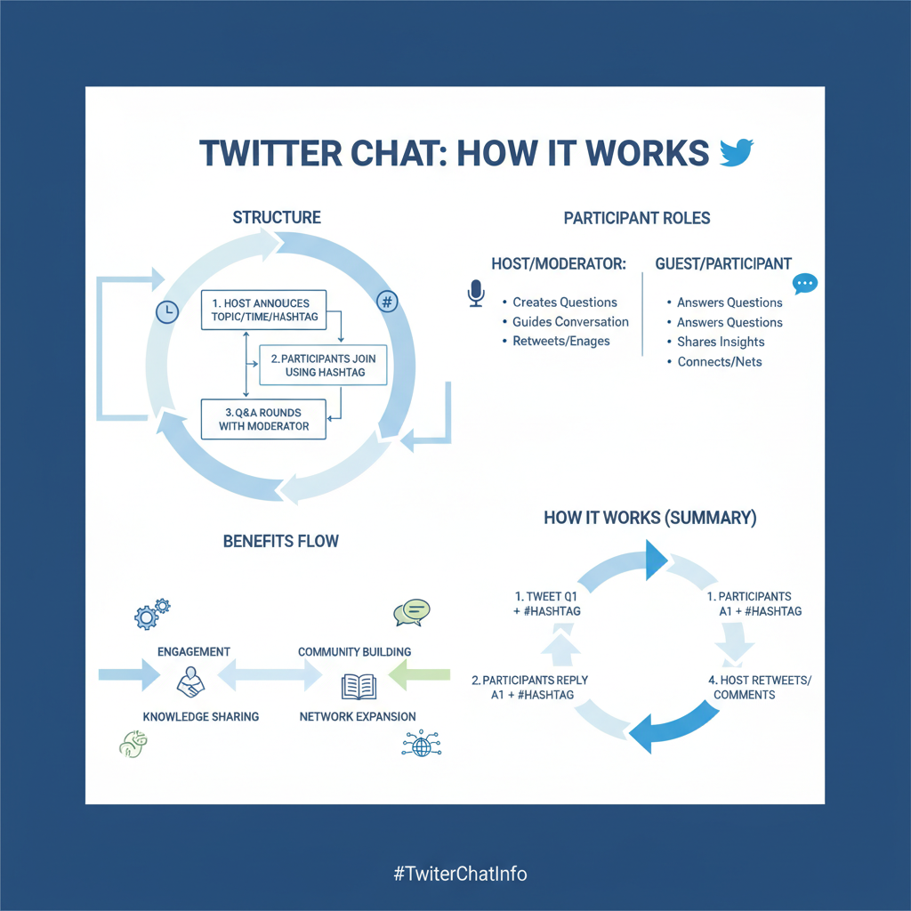 Steps to Host — how to use twitter chats to grow your audience