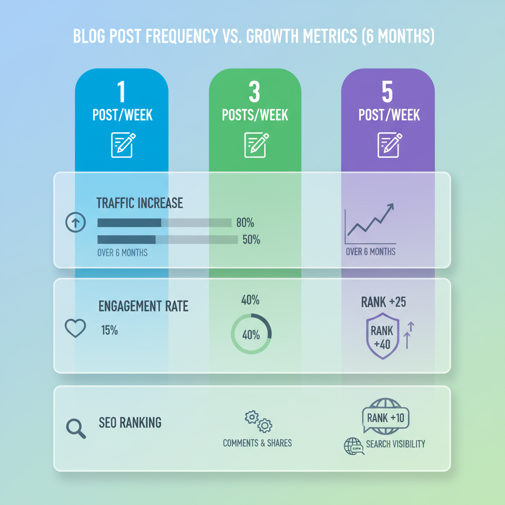 How Many Blog Posts Per Week for Maximum Growth