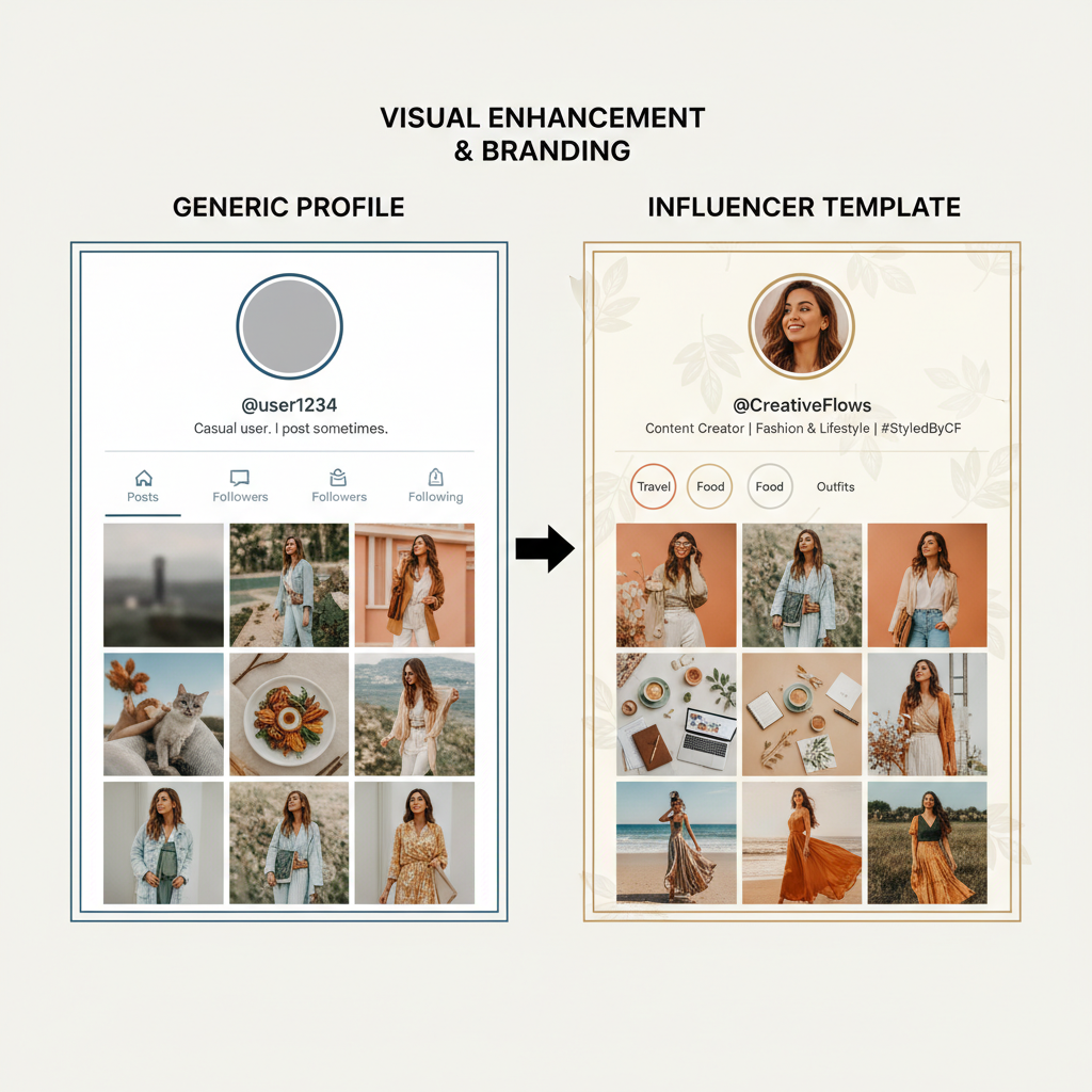 Designing a Media Kit Template — ultimate influencer template guide