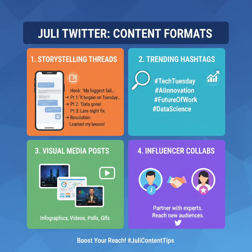 Storytelling and Authenticity — boost your twitter presence like juli