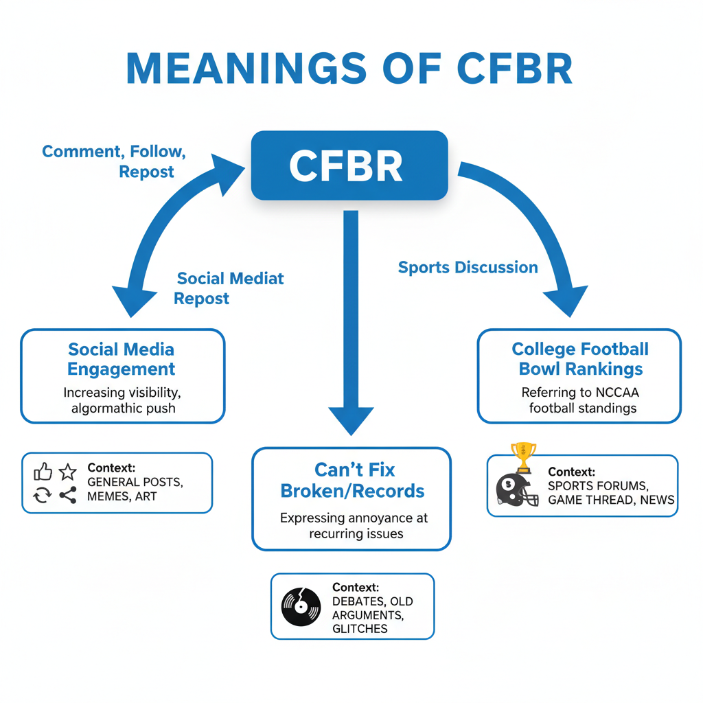 Common Contexts Where #CFBR Is Used — understanding cfbr hashtag